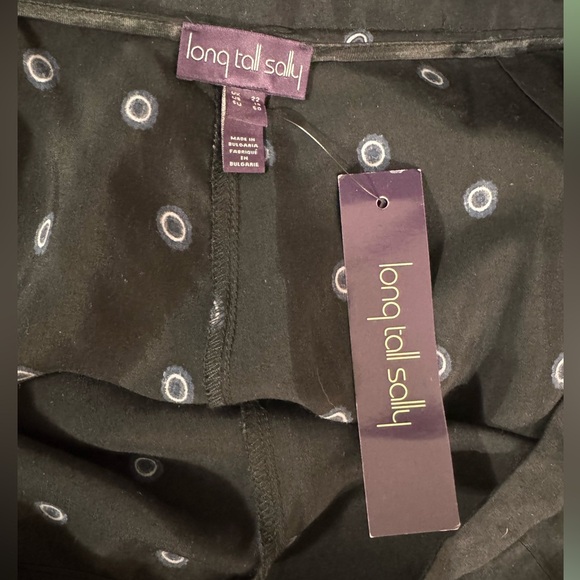 Long Tall Sally Wide Leg Floral Lightweight Pants Size 18 NWT Brand New - Picture 9 of 10